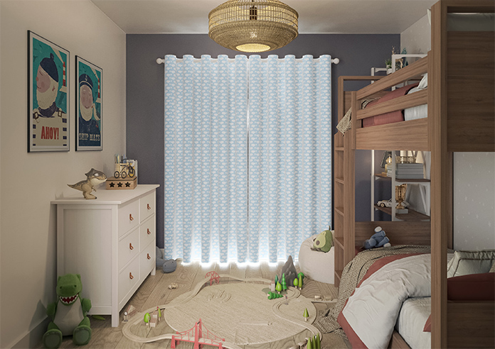 Whaling Around, Cornflower - Made to Measure Curtains - Image 15